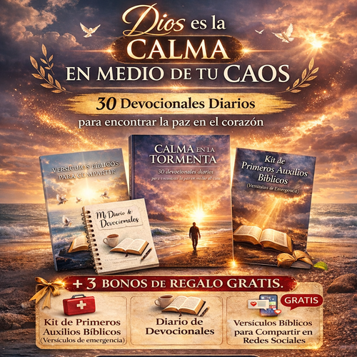 30 Devocionales Diarios para encontrar la paz en el corazon + 3 bonos de regalo GRATIS - Letras que Sanan